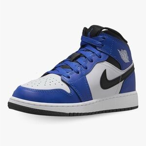 Nike Air Jordan | 1 Mid GS Blue Sneakers | 3 Y